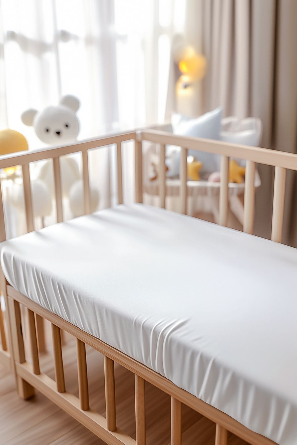 82 Tel %100 Pamuk Saten 100x200 Tek Kişilik Lastikli Çarşaf