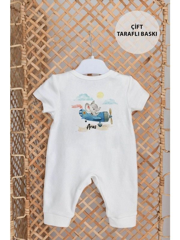 Lilabio Organik İsme Özel Yazlık 10LU Hastane Çıkışı Fil