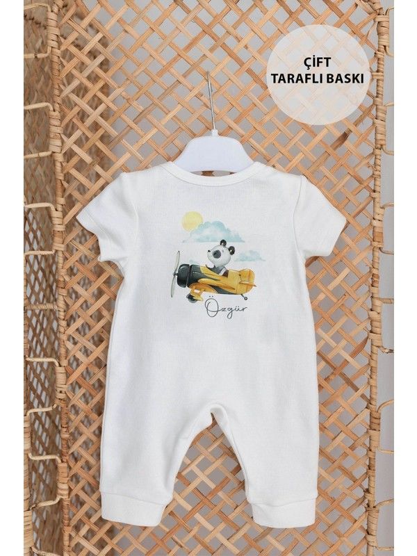 Lilabio Organik İsme Özel Yazlık 10LU Hastane Çıkışı Panda