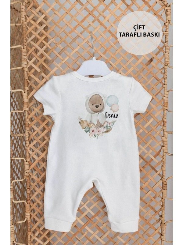 Lilabio Organik İsme Özel Yazlık 10LU Hastane Çıkışı Ayıcık
