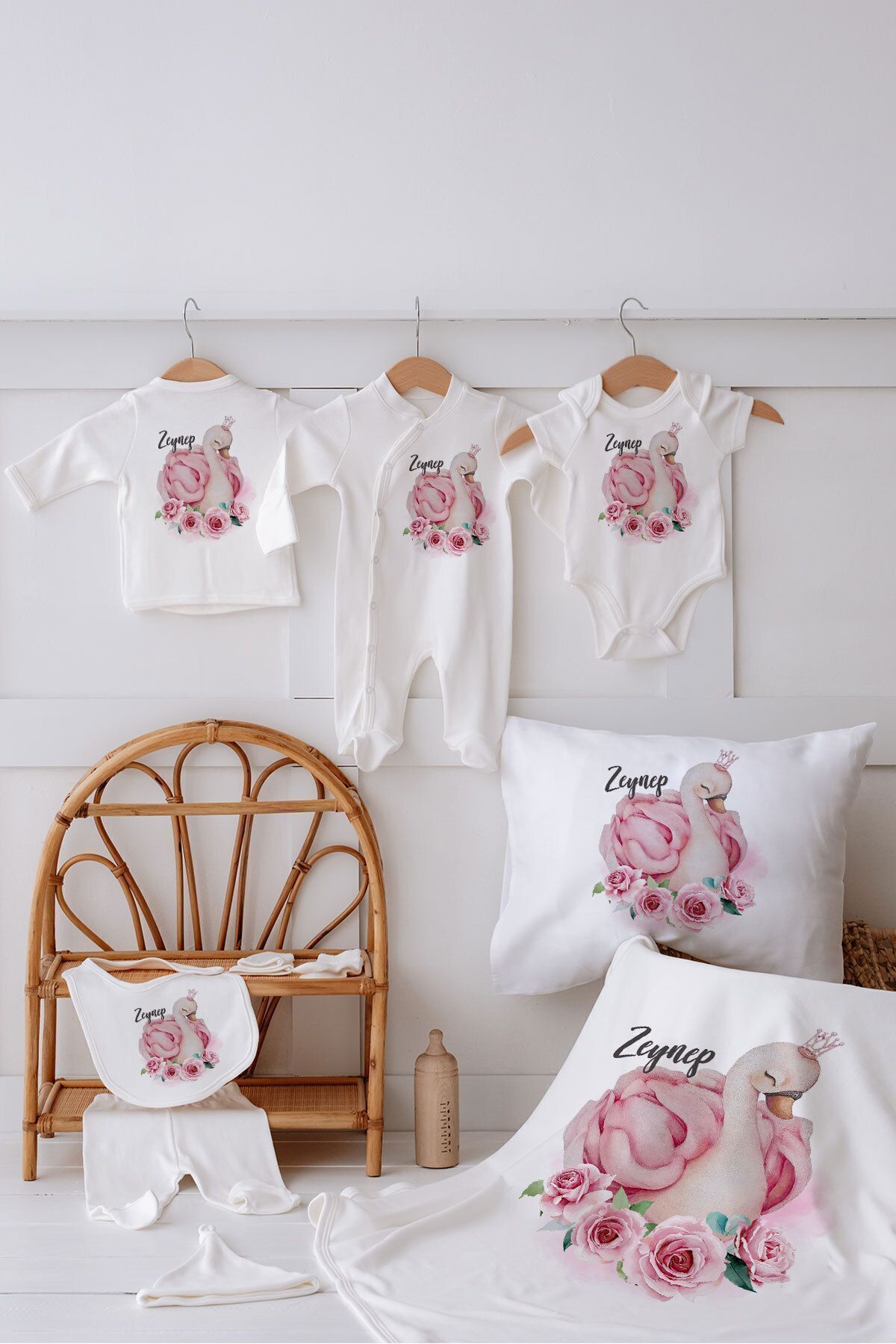 %100 Organik Isme Özel 10lu Hastane Çıkışı