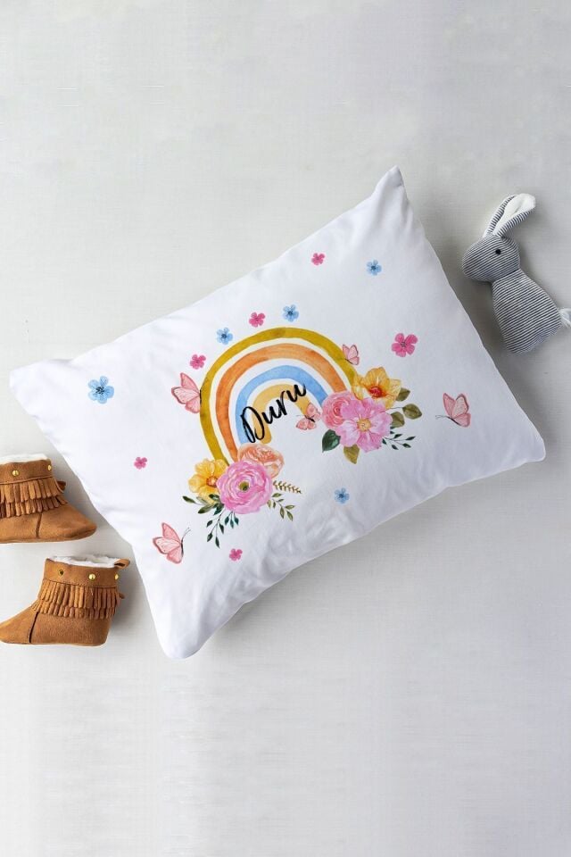 %100 Organik Isme Özel Isimli 10lu Hastane Çıkışı Gökkuşağı