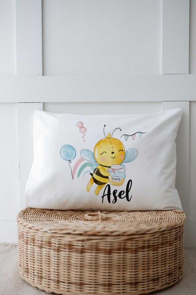 %100 Organik İsme Özel 6lı Hastane Çıkışı Tulum Set Bal Arısı