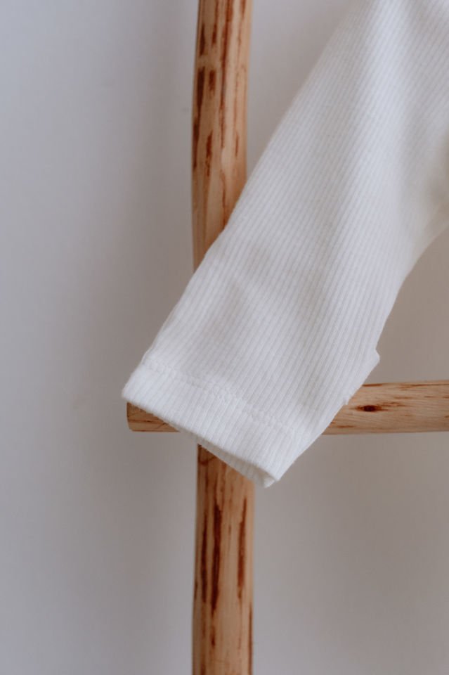 %100 Pamuk Uzun Kollu Kaşkorse Kimono Bebek Body