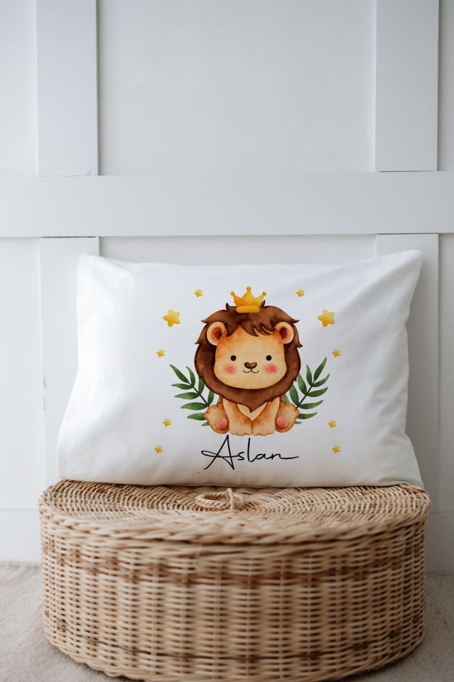 %100 Organik İsme Özel 6lı Hastane Çıkışı Tulum Set Aslan