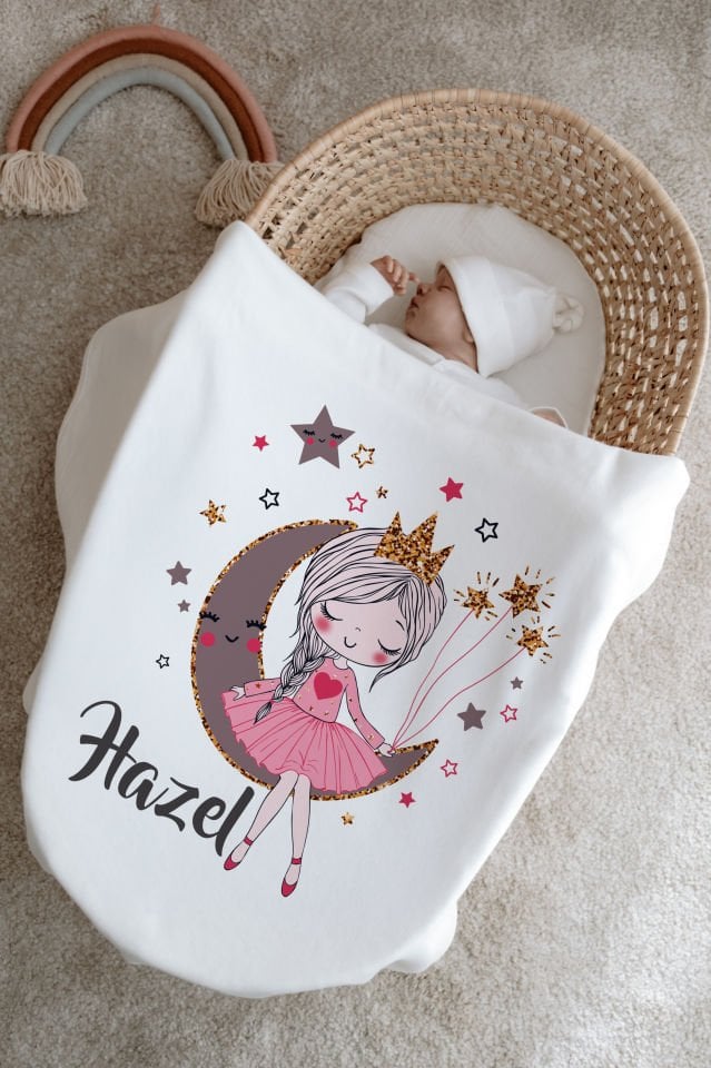 %100 Organik İsme Özel 6lı Hastane Çıkışı Tulum Set Prenses