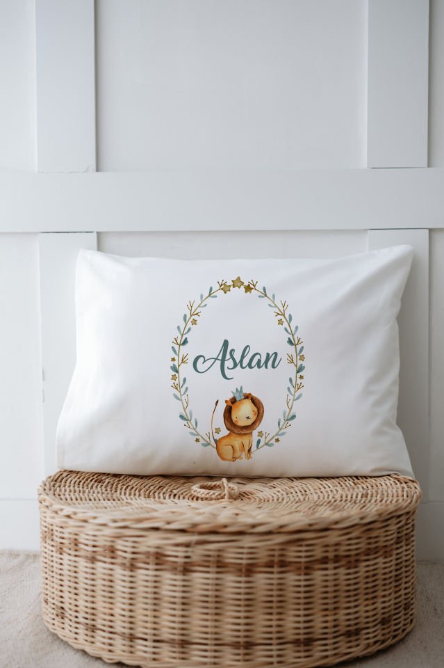 %100 Organik İsme Özel 6lı Hastane Çıkışı Tulum Set Aslan