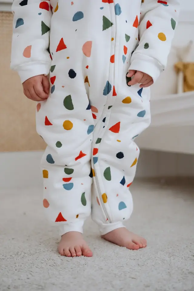 Kız Erkek Çocuk 1.5-2 Tog Desenli Uyku Tulumu