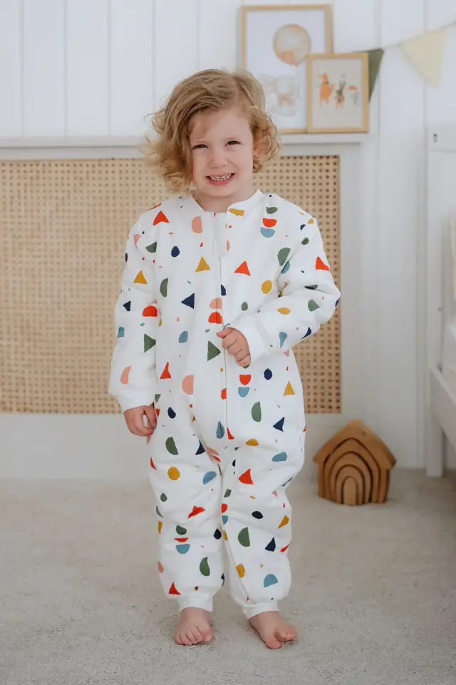 Kız Erkek Çocuk 1.5-2 Tog Desenli Uyku Tulumu