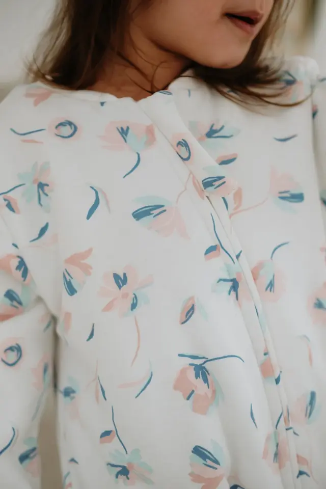 Kız Erkek Çocuk 1.5-2 Tog Desenli Uyku Tulumu Çiçek