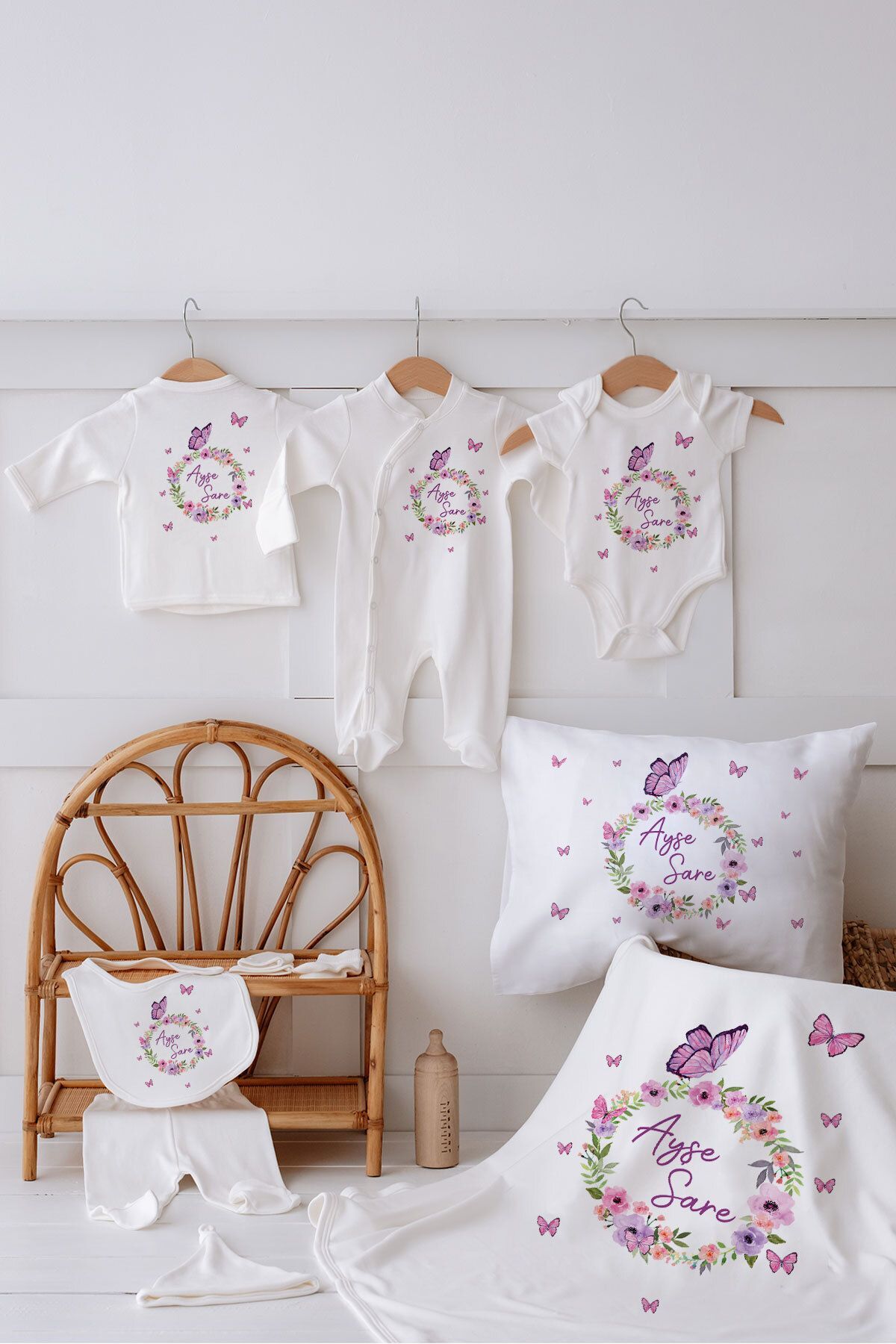 %100 Organik Isme Özel 10lu Hastane Çıkışı