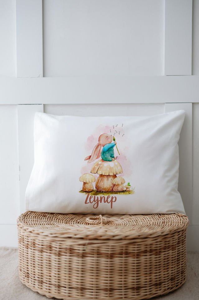 %100 Organik İsme Özel 6lı Hastane Çıkışı Tulum Set Tavşan