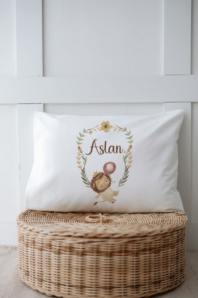 %100 Organik İsme Özel 6lı Hastane Çıkışı Tulum Set Aslan