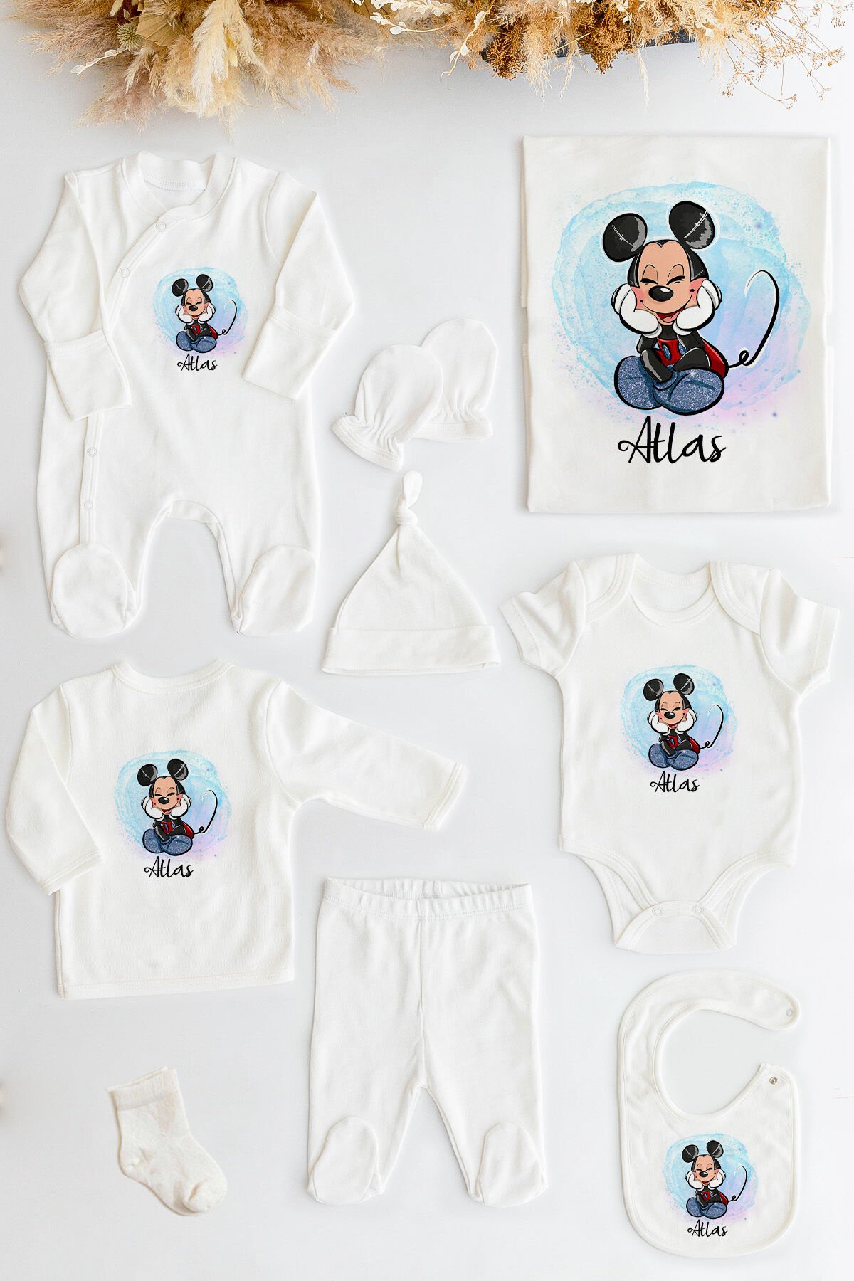 %100 Organik İsme Özel 10lu Hastane Çıkışı