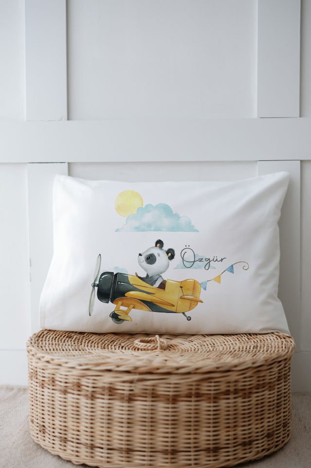 %100 Organik İsme Özel 6lı Hastane Çıkışı Tulum Set Panda