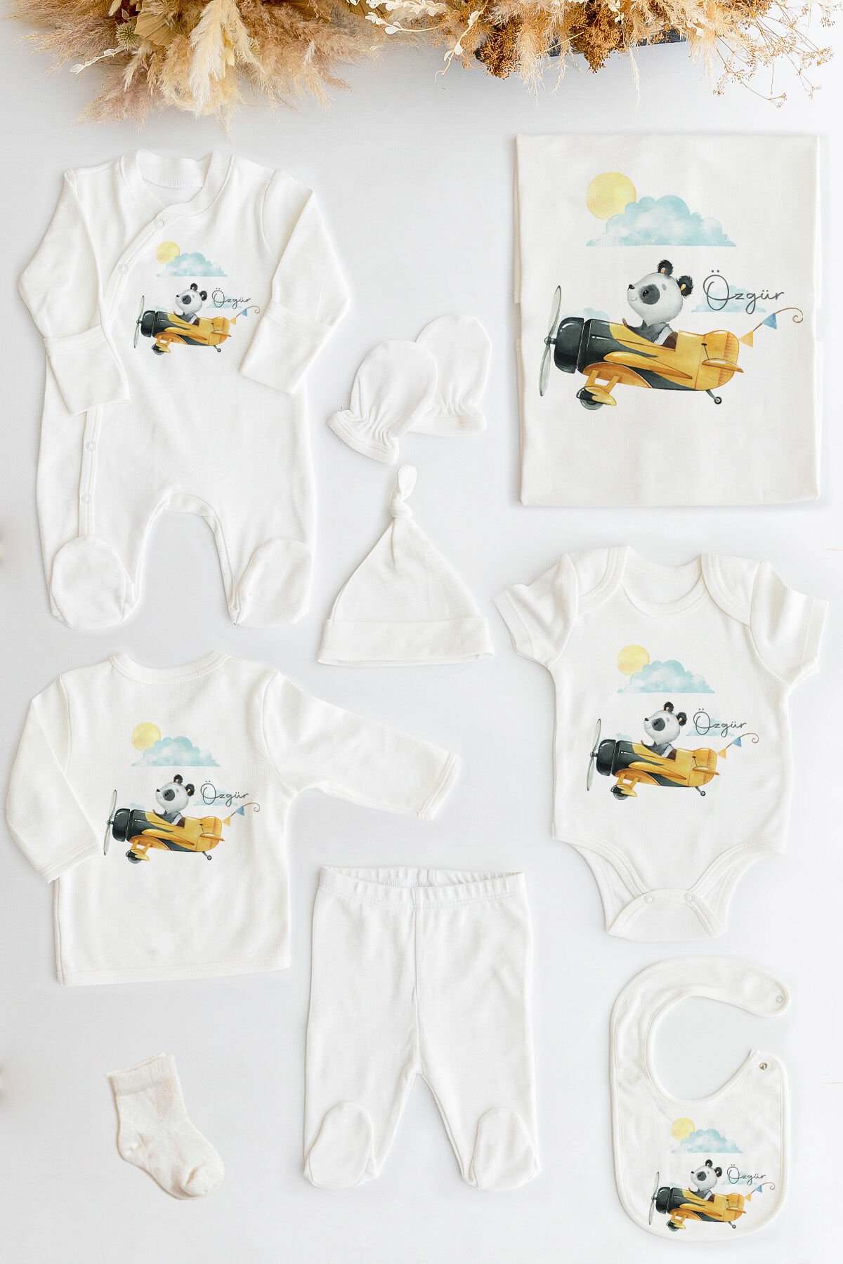 %100 Organik İsme Özel 10lu Hastane Çıkışı