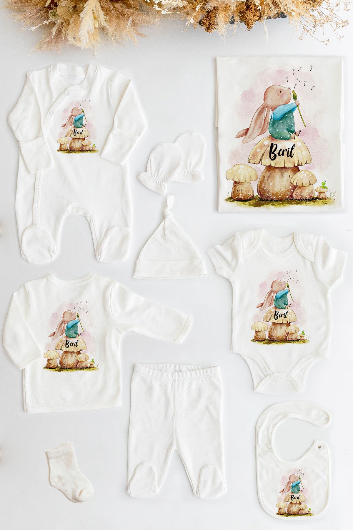 %100 Organik İsme Özel 10lu Hastane Çıkışı