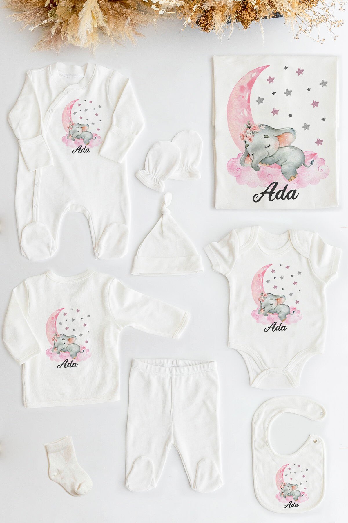 %100 Organik İsme Özel 10lu Hastane Çıkışı