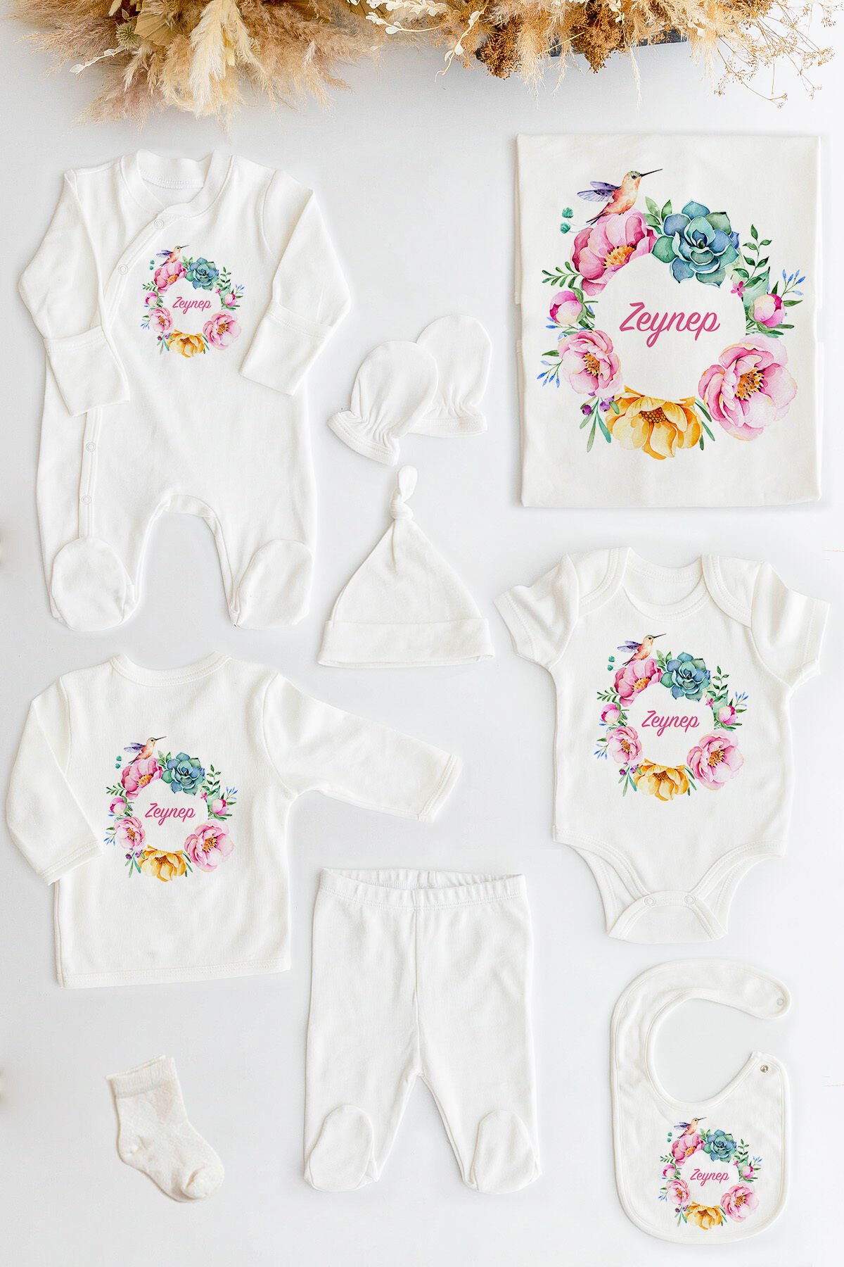 %100 Organik İsme Özel 10lu Hastane Çıkışı