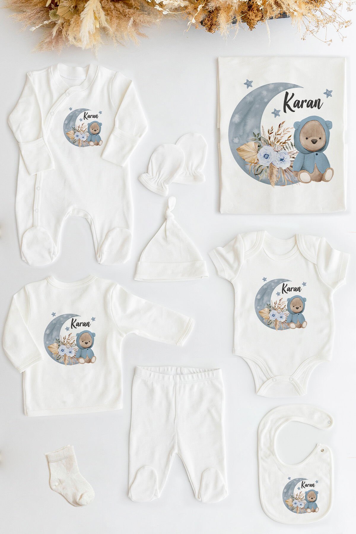 %100 Organik İsme Özel 10lu Hastane Çıkışı