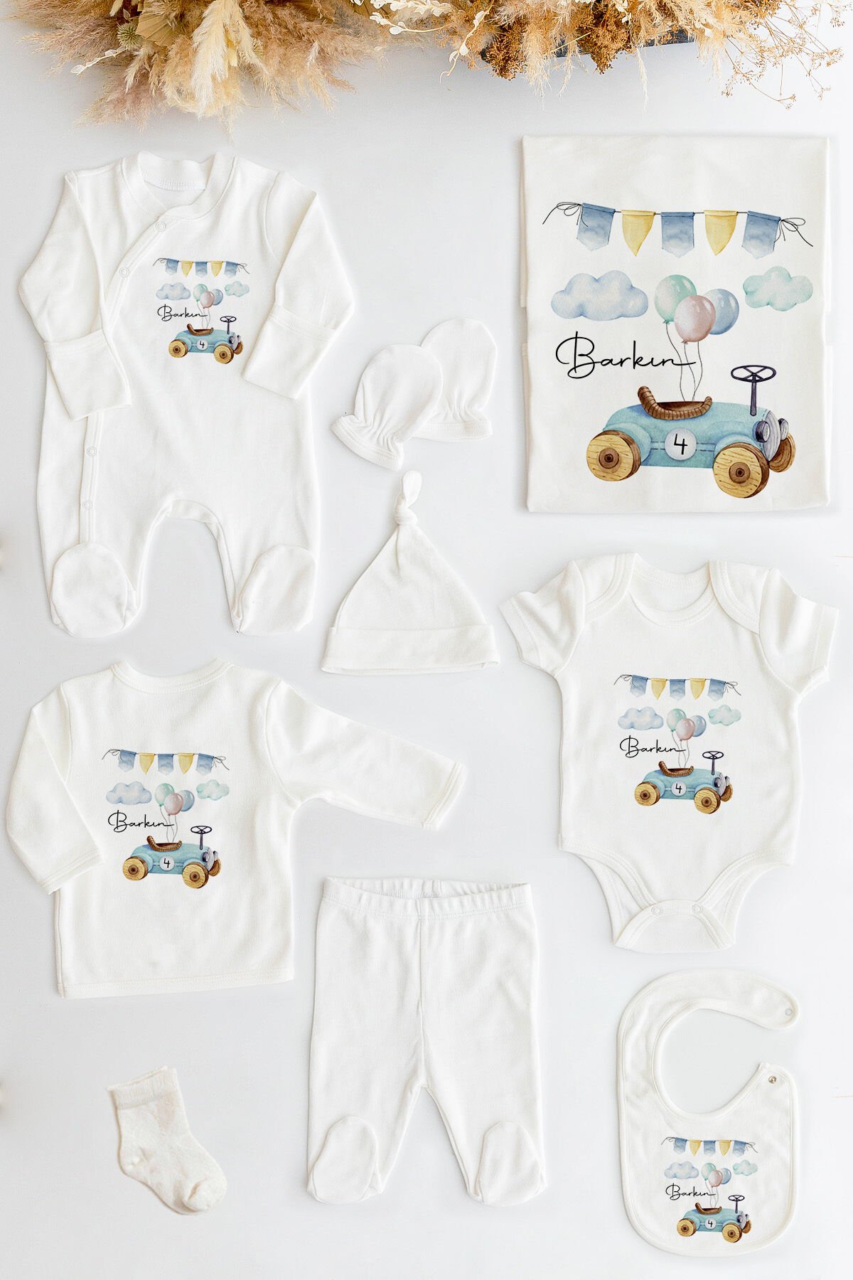 %100 Organik İsme Özel 10lu Hastane Çıkışı