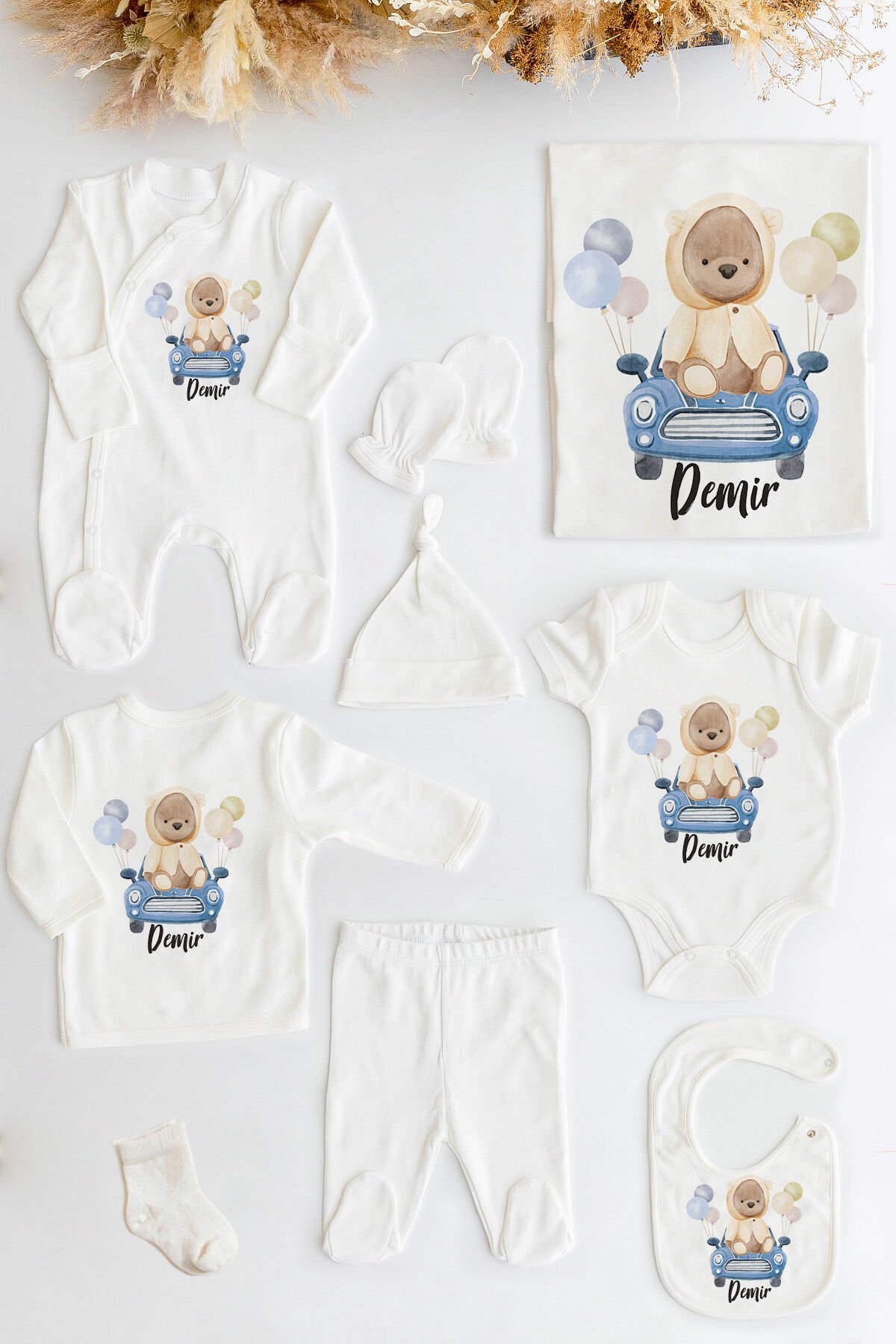 %100 Organik İsme Özel 10lu Hastane Çıkışı