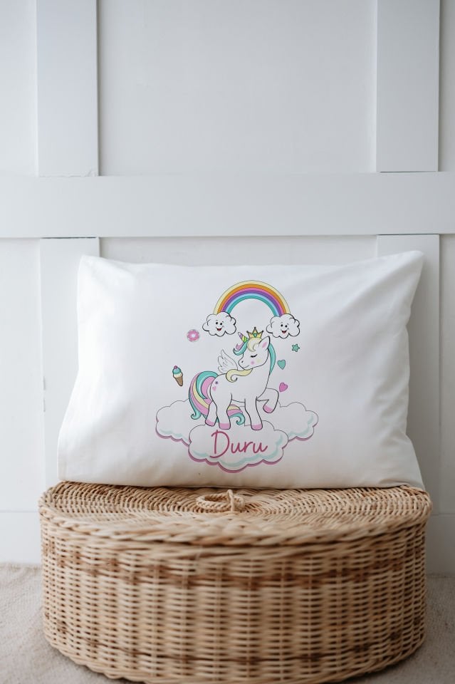 %100 Organik İsme Özel 6lı Hastane Çıkışı Tulum Set Unicorn
