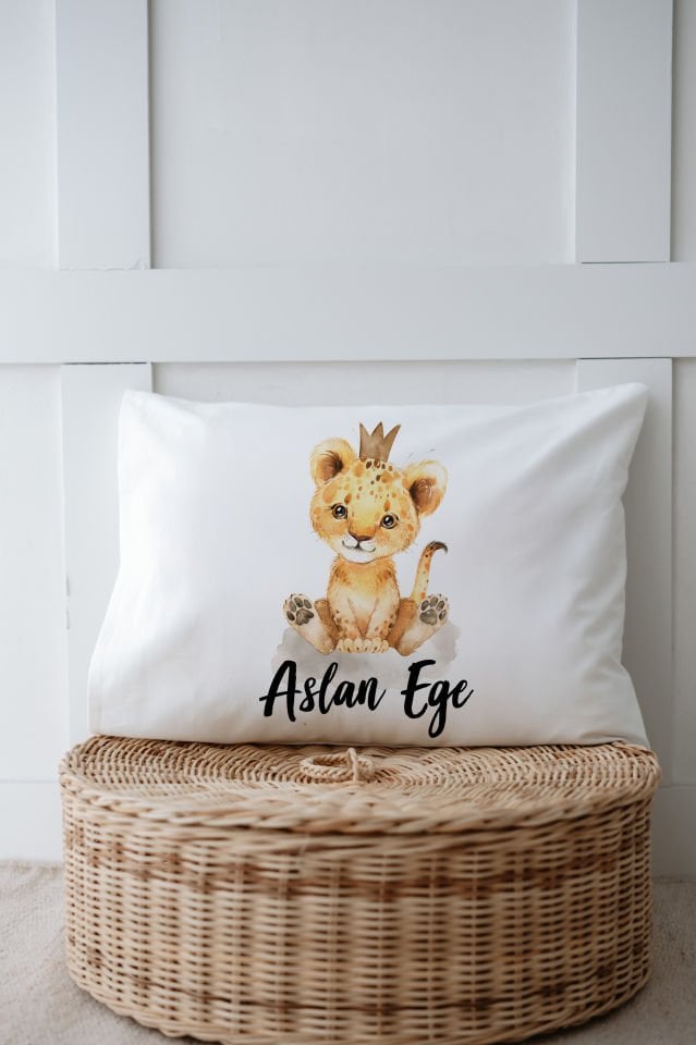 %100 Organik İsme Özel 6lı Hastane Çıkışı Tulum Set Aslan