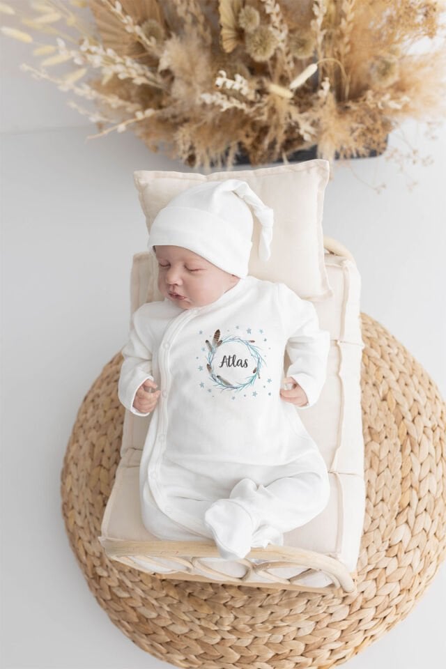 %100 Organik Isme Özel 10lu Hastane Çıkışı