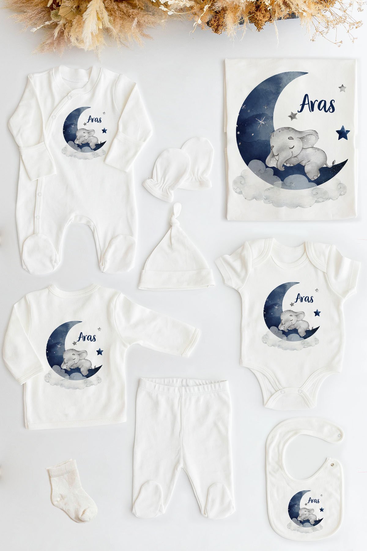 %100 Organik Isme Özel 10lu Hastane Çıkışı