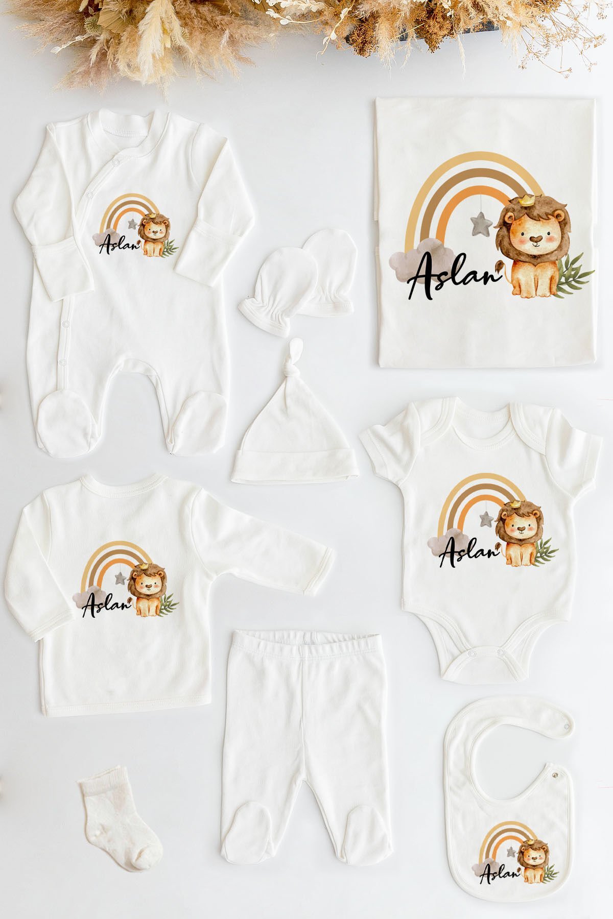 %100 Organik Isme Özel 10lu Hastane Çıkışı