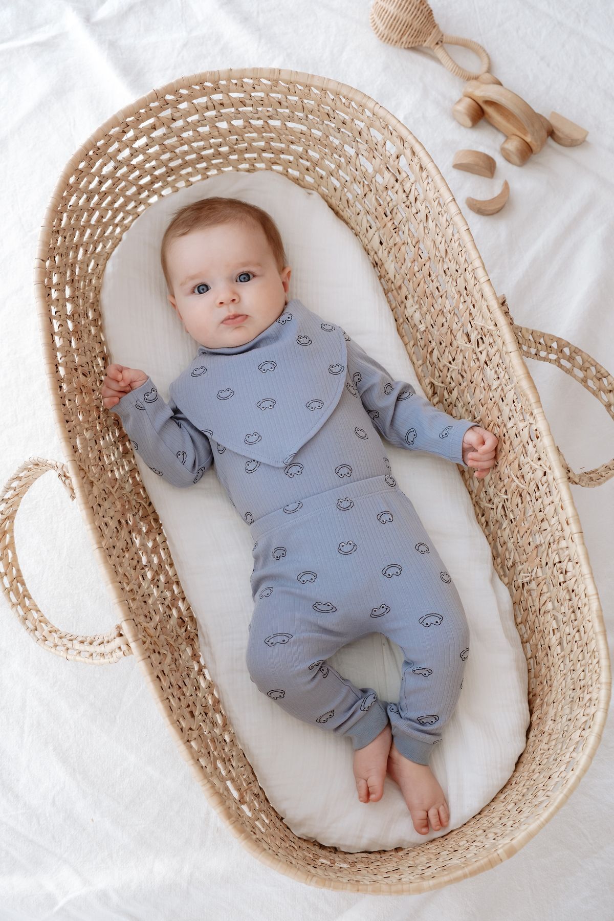 %100 Pamuk Yenidoğan Zıbın Takım Kız-Erkek Bebek Hediye Seti