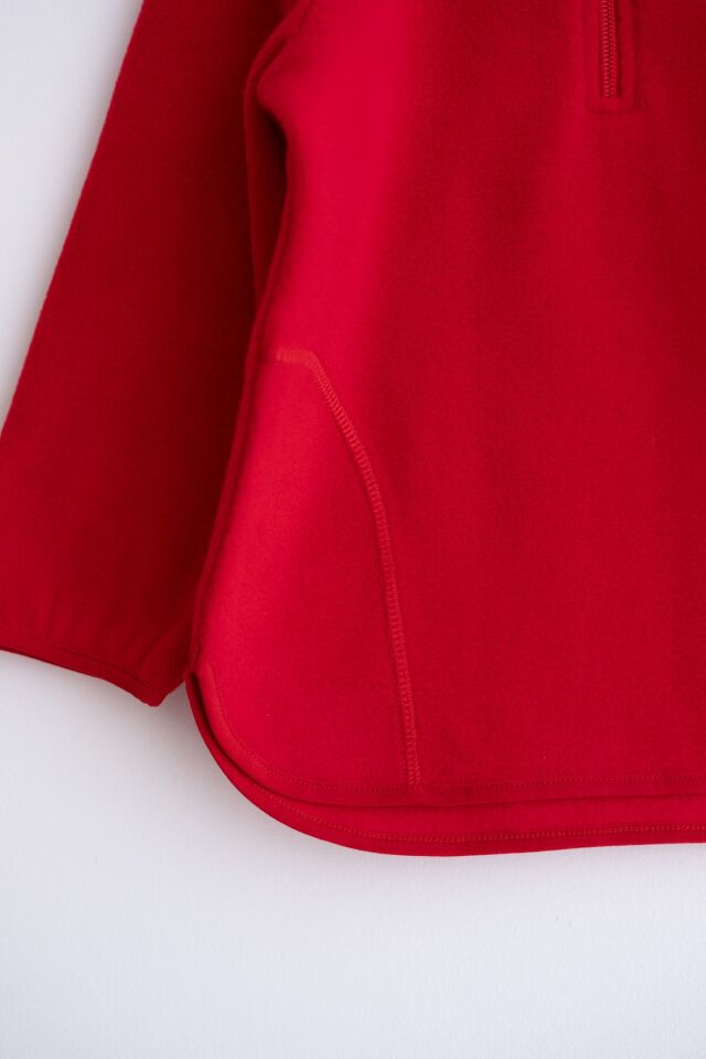 Yumuşak Dokulu Fermuarlı Dik Yaka Kışlık Unisex Çocuk Polar