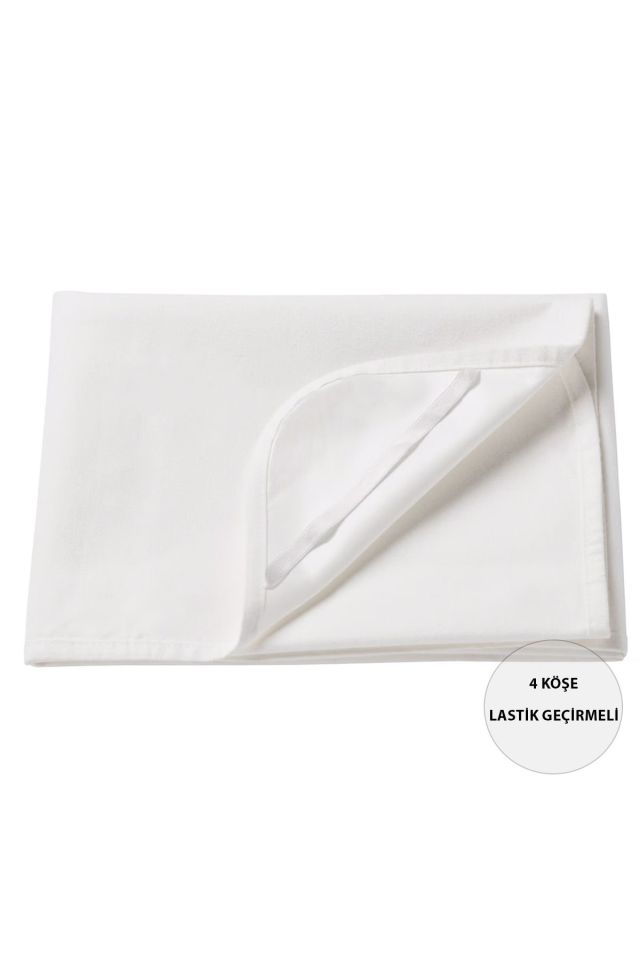 Sıvı Geçirmez Pamuklu Bebek Çocuk Yatağı Koruyucu Alez 60x120