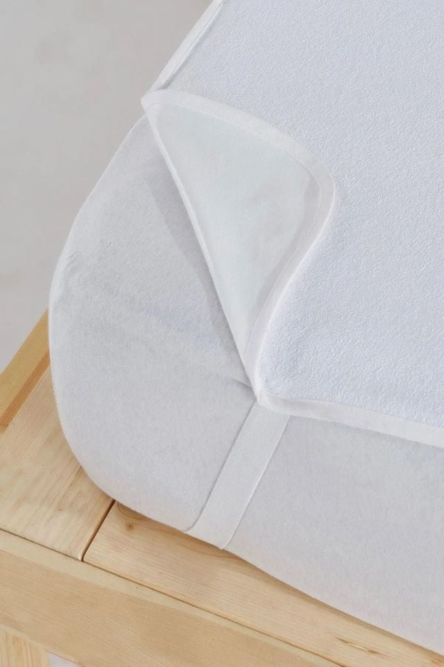 Sıvı Geçirmez Pamuklu Bebek Çocuk Yatağı Koruyucu Alez 60x120