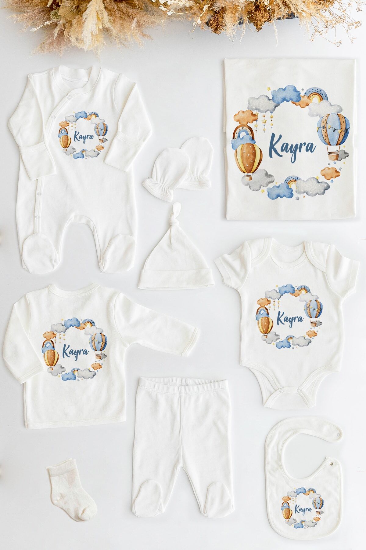 %100 Organik Isme Özel 10lu Hastane Çıkışı