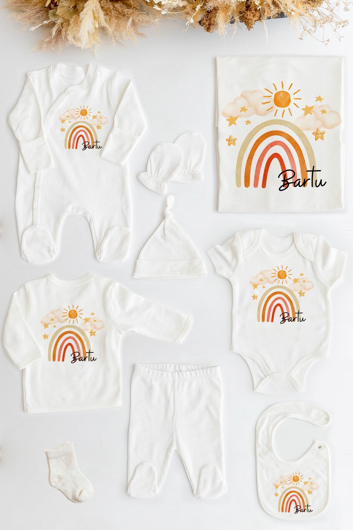 %100 Organik Isme Özel 10lu Hastane Çıkışı