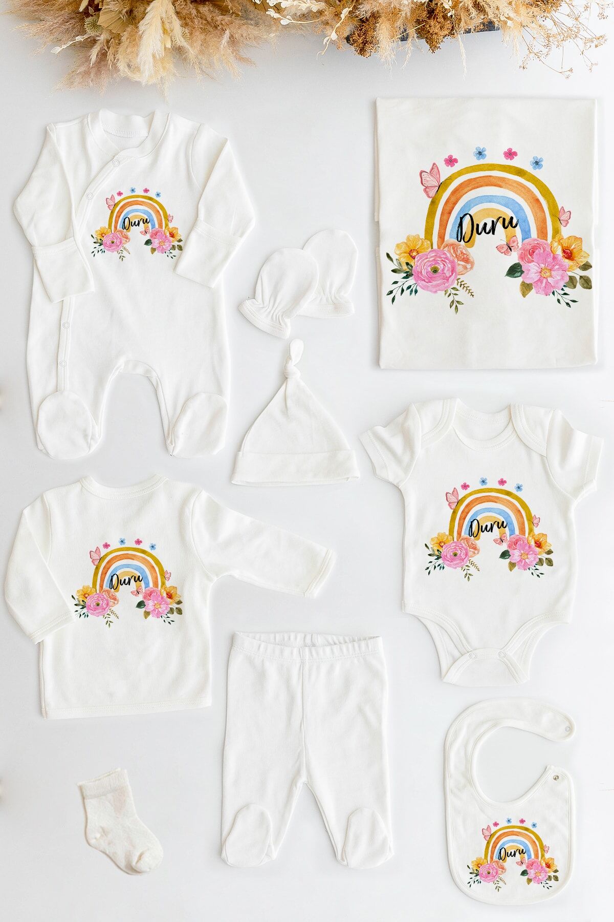 %100 Organik Isme Özel 10lu Hastane Çıkışı