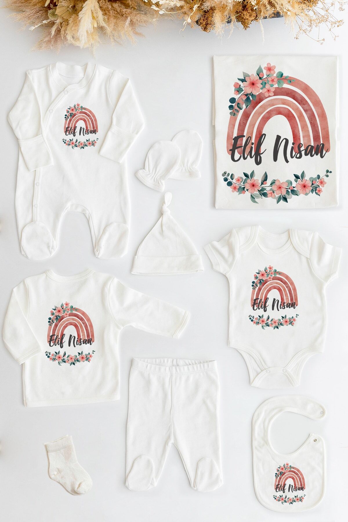 %100 Organik Isme Özel 10lu Hastane Çıkışı