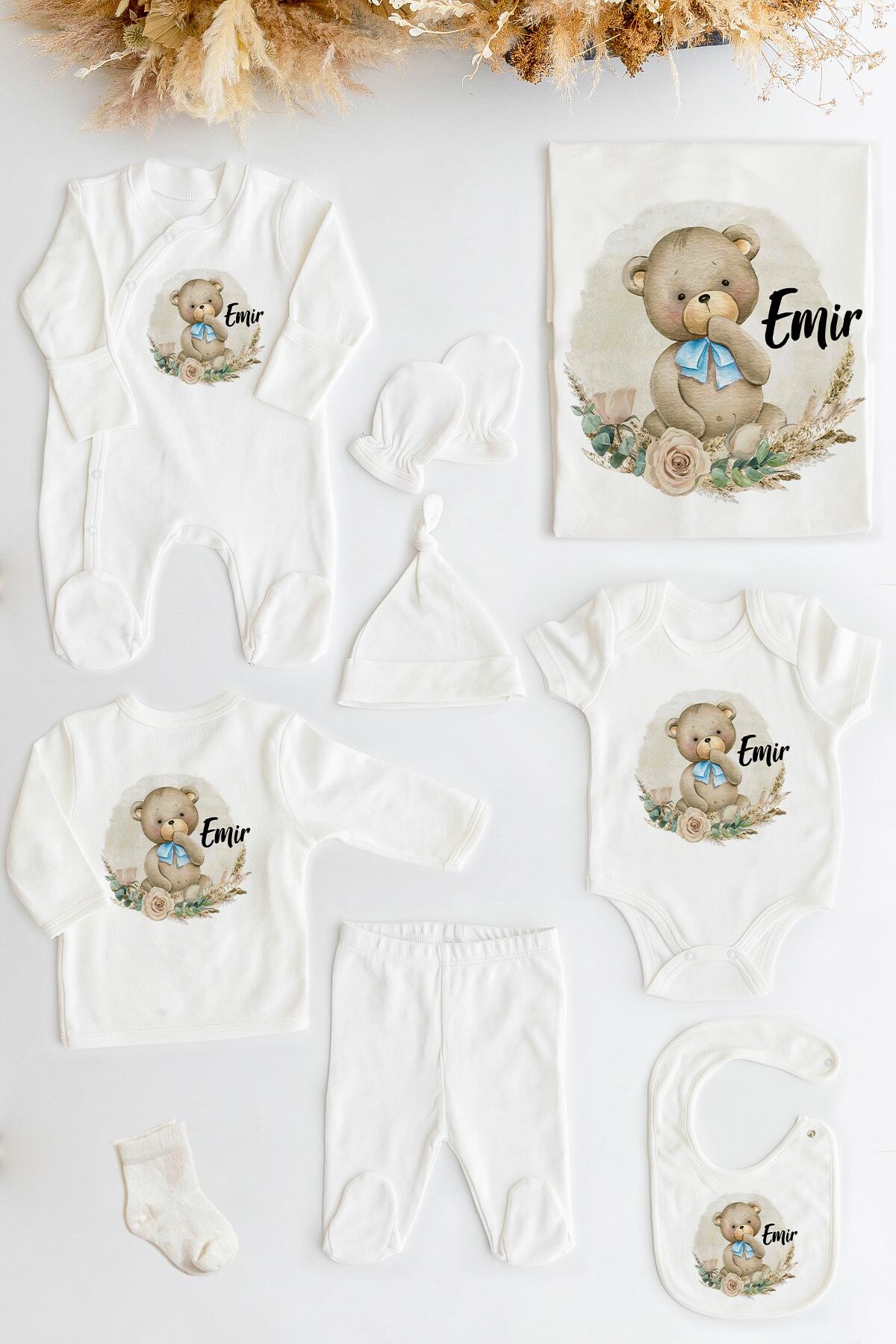 %100 Organik Isme Özel 10lu Hastane Çıkışı