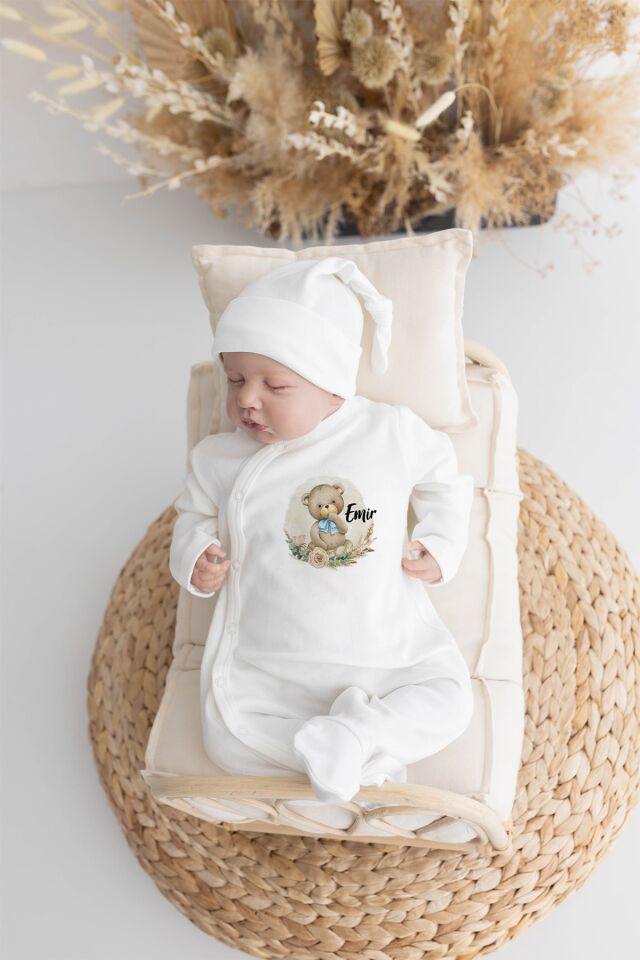 %100 Organik Isme Özel 10lu Hastane Çıkışı