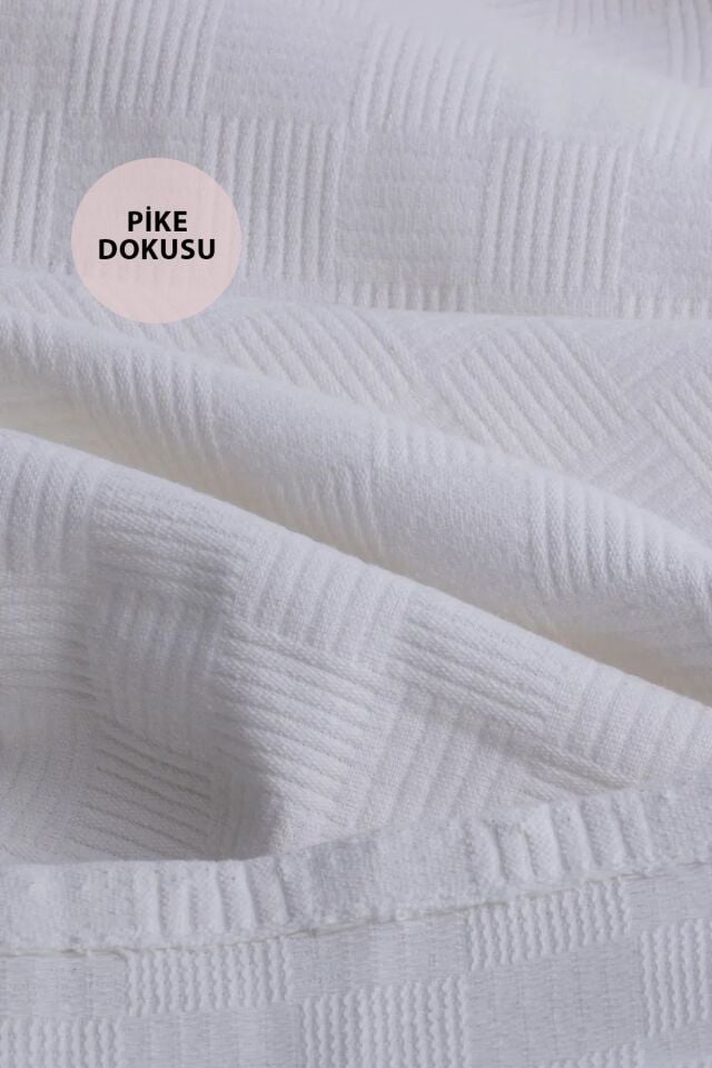 %100 Pamuk İsme Özel İsimli 100x150 cm Pike Seti Oyuncaklı Bebek Fil