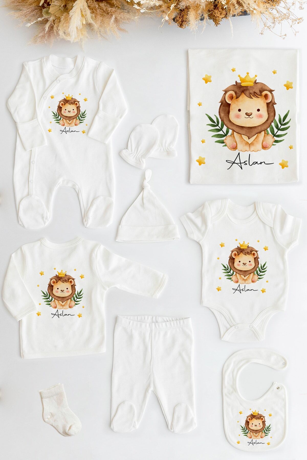 %100 Organik Isme Özel 10lu Hastane Çıkışı