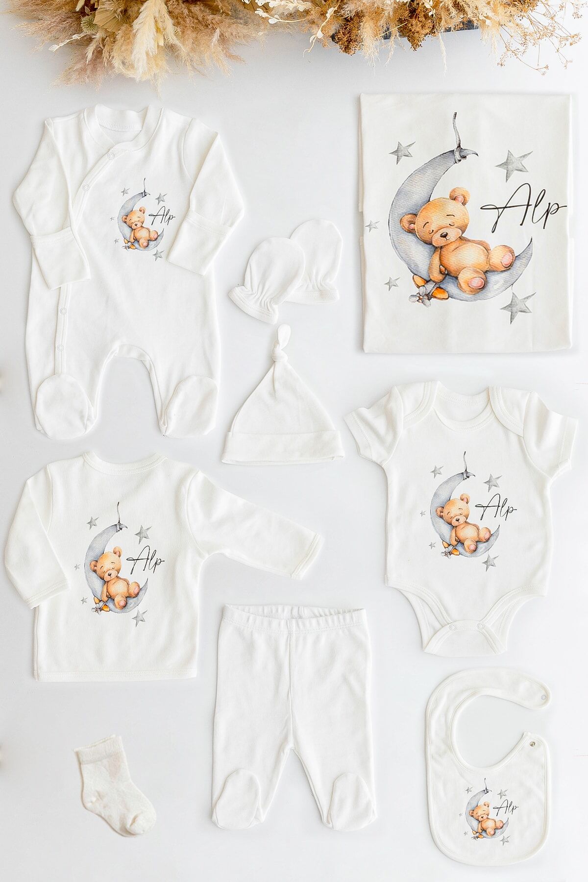 %100 Organik Isme Özel 10lu Hastane Çıkışı