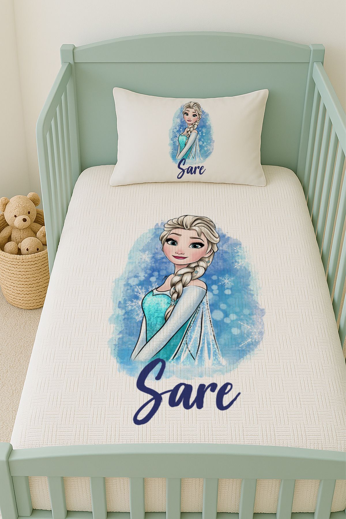 İsme Özel (100x150cm) Pike Seti Elsa