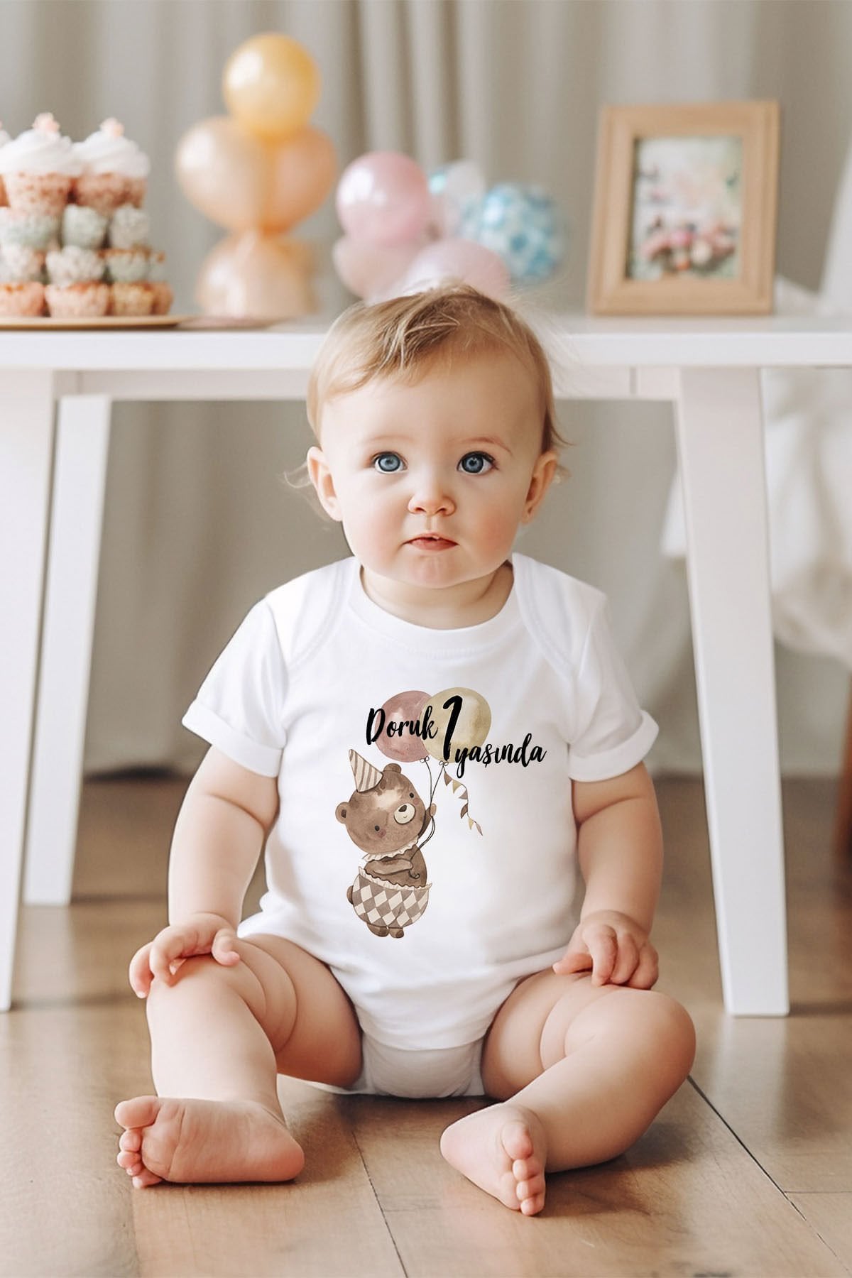 1 Yaş Doğum Günü Bebek Body