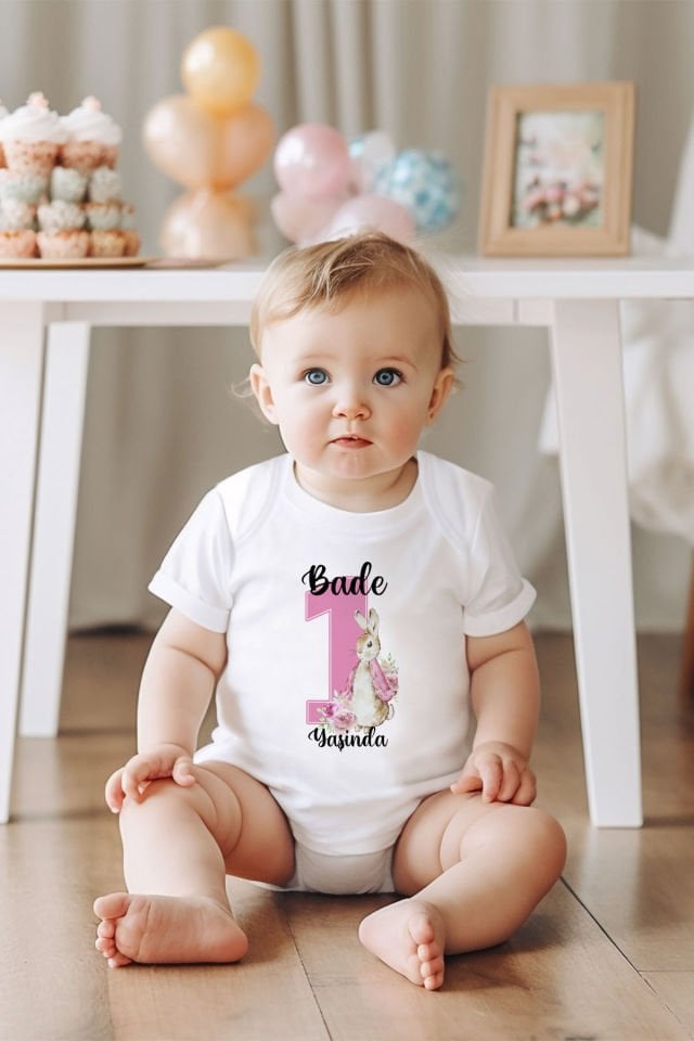 1 Yaş Doğum Günü Bebek Body