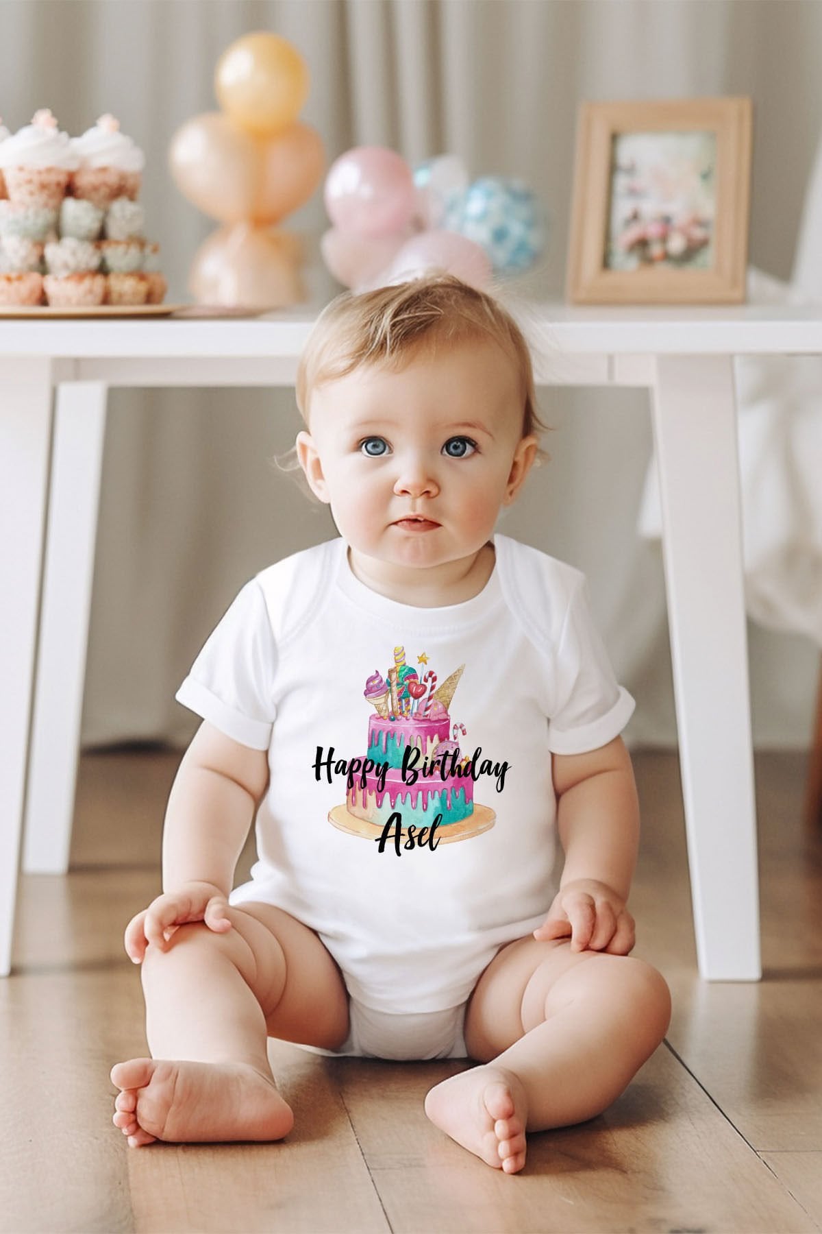 1 Yaş Doğum Günü Bebek Body