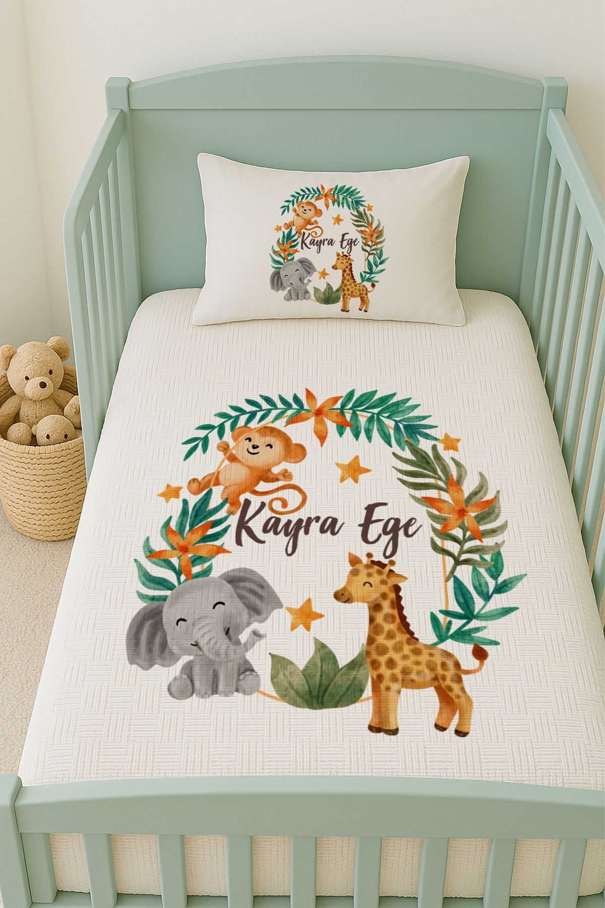 İsme Özel (100x150cm) Pike Seti Safari Çemberi