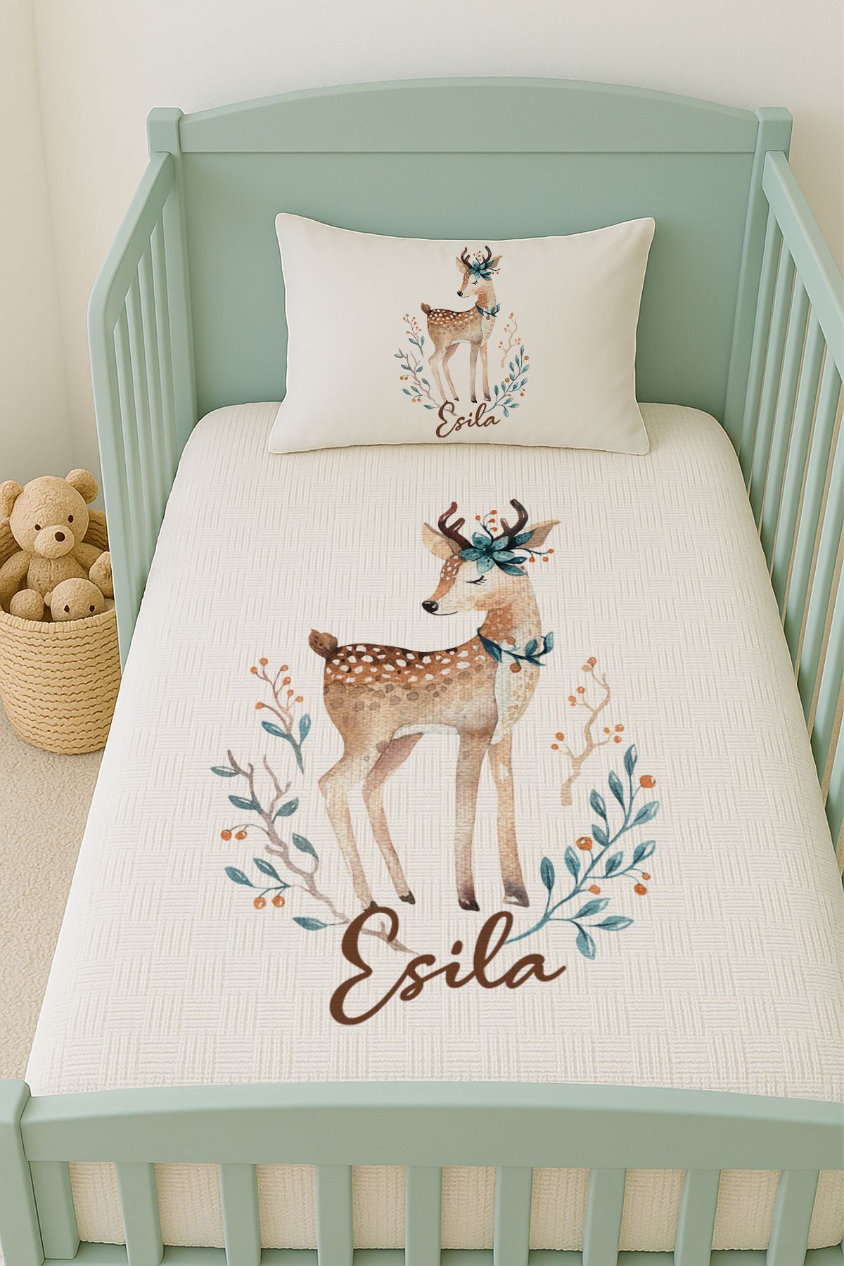 İsme Özel (100x150cm) Pike Seti Ceylan